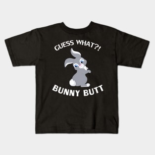 Bunny Butt Easter Rabbit Guess W Bunny Butt Kids T-Shirt